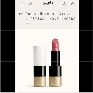Rouge Hermes Satin lipstick _ Rose Encens